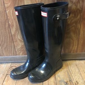 Tall hunter rain boots
